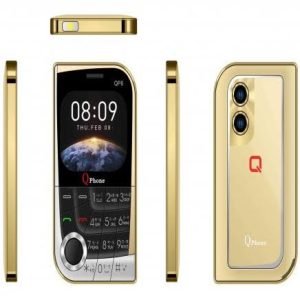 QPhone QP6 Mini Card Phone (Golden )